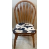 Image 6 : Gorgeous Oak 5 Piece Dining Set 40x28 w/ Decorative Seat Cushions