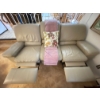 Image 1 : Mint Lazyboy Leather Reclining 3 Seat Sofa 85x37x41
