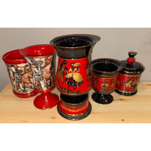 Italian Florentine Style Decorative Vessels