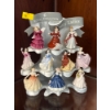 Image 1 : Royal Doulton Small 'Pretty Ladies' Figurine Collection on Base, 10 Small Figurines 