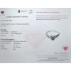 Image 3 : 1.39 ct Certified Silver Sapphire gemstone Ring ($1,098 Appraisal)
