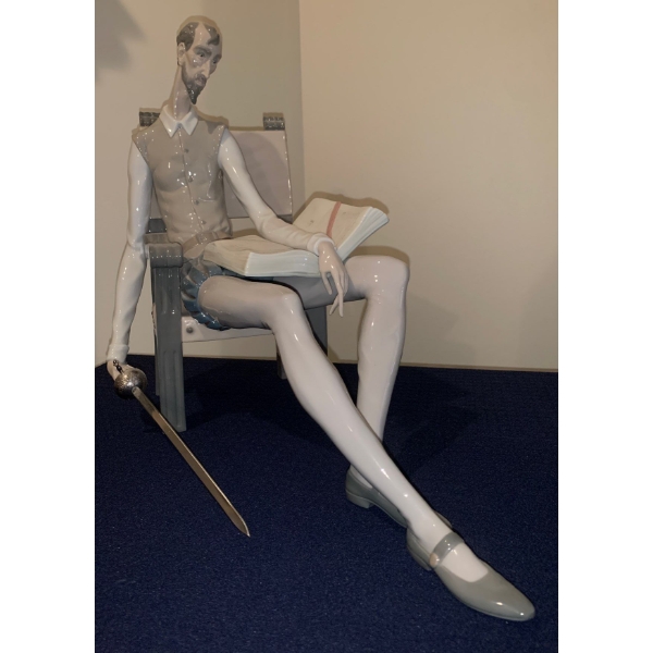 LLADRO Don Quixote Porcelain Sculpture -  18W, 9D, 16T
