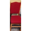 Image 1 : Set of 4 Chairs w/ Red Upholstery 20 W, 18 D, 39 T