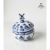 Image 5 :  Collection Of Vintage Delft Blue Trinket Boxes.