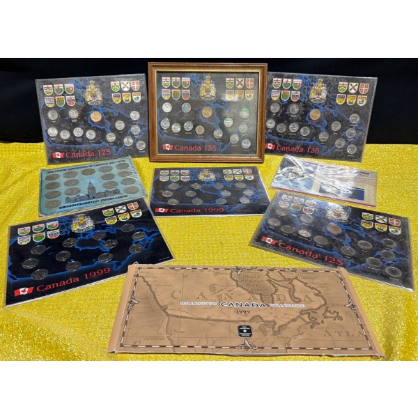 Canada 125 And Millennium Coin Sets