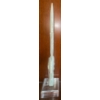 Image 2 : Exquisite 18th Century Qing Dynasty Carved Jade Dagger 14"Tall