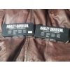 Image 5 : Harley Davidson: Brown Leather Jacket(Fits Large), Baseball Hats, Safety Eyewear and Pin 