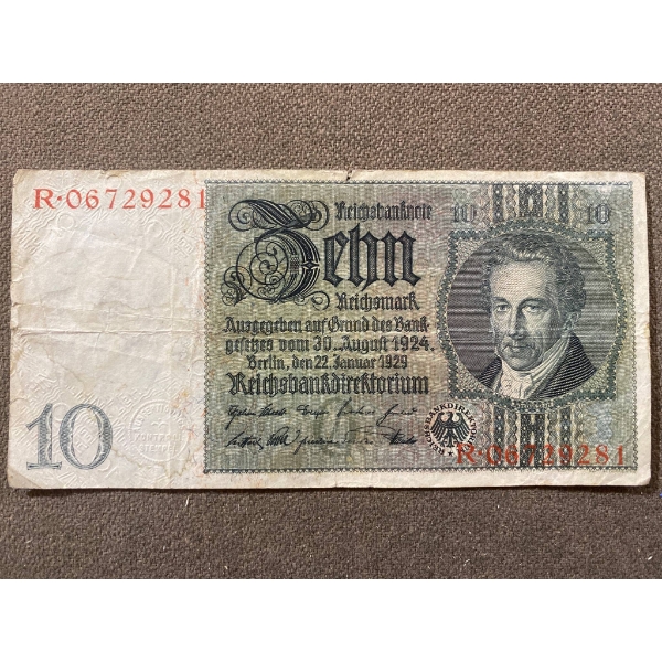 Austro-Hungarian Empire 10 Kronen Banknote, 1915 Issue