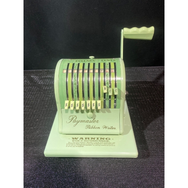 Vintage Paymaster Ribbon Writer Series 8000