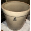 Image 4 : 4 Imperial Gallon Stoneware Crock By Medalta Potteries in Medicine Hat, Alta