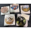 Image 1 : 5 Assorted Decorative Plates with Boxes