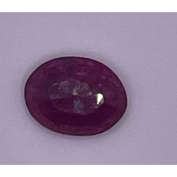 Natural Mozambique Ruby. 5.8cts, AAA Clarity, Red Strong Saturation.
