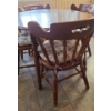 Image 3 : Wood Oval Kitchen Table 47 w  34 d 29 1/2 h & Chairs 18 w 32 h, additional leaf also included