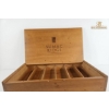 Image 3 : Sumac Ridge Estate Winery Wooden Wine Box with Compartments, 24Ã—16 Inches