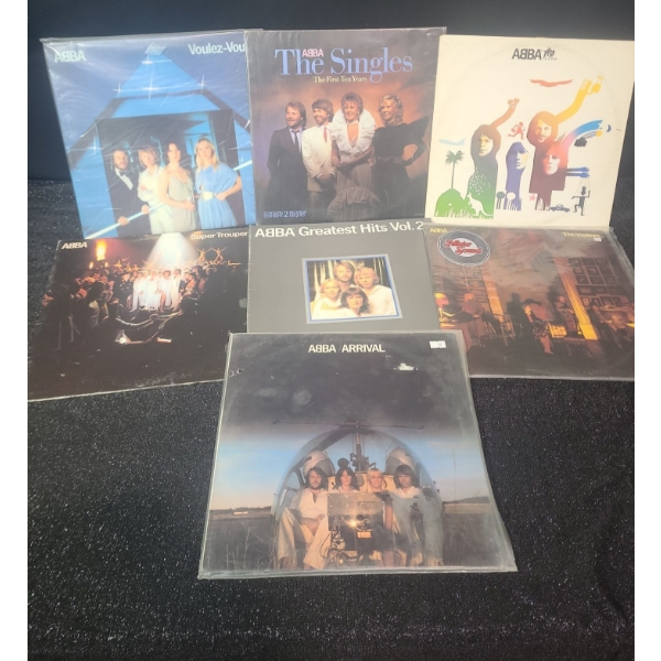 ABBA: "Voulez-Vous", "Singles", "The Album", "Super Trouper, "Hits Vol.2", "The Visitors", "Arrival"