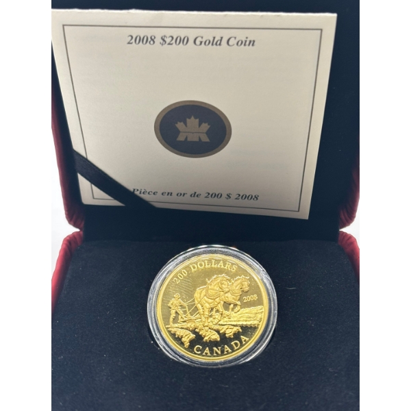 2008 $200 Agriculture Trade - 22-kt. Gold Coin 16g .471 Troy Great for any collection 