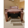 Image 4 : Genuine Leather Studded Recliner w/ Tasselled Pillow Only 34x38x41