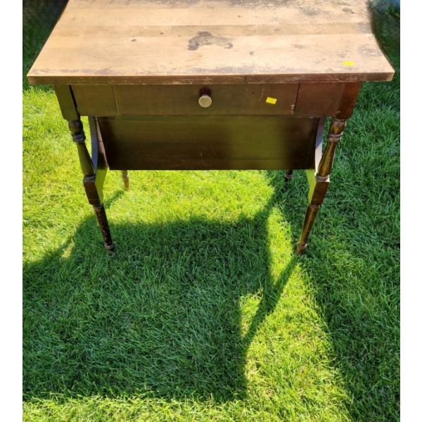 Wooden Hall Table w/ Drawer 30 W, 18 D, 29
