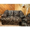 Image 3 : Amazing Condition To Add To Your B&B Or Cabin. Couch And Loveseat, White Retro Lamp Included