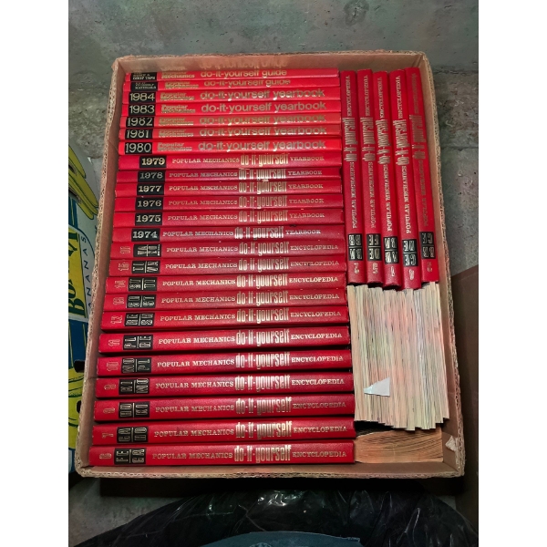 Collection of Do it yourself encyclopedia’s perfect for the generation with no Google.