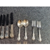 Image 4 : International Sterling Silver Flatware Set - Joan Of Arc (1.00 lbs total )