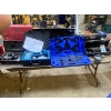 Image 1 : Ultrasonic Flow Meter, Plastic Welding Kit, Glass Cut Out Knife On Folding Shop Table & More
