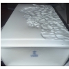 Image 8 : Baccarat Crystal Falcon 10'Tall w/ Kaiser Bisque Rectangular Vase & Pewter Eagle In Flight 
