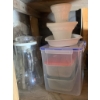 Image 6 : Varied Collection of Kitchen Appliances, Utensils, and Storage Items, Pots and bird feeders