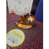 Image 3 : Swarovski Crystal Hedgehog Figurine in Amber with Original Packaging