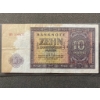 Image 1 : 1920 Germany 10 Deutsche Mark Banknote, BY No. 2001477