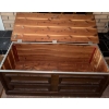 Image 3 : Vintage HUPPE Caprice Dark Stained Cedar Chest 44x17x19