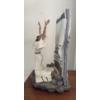 Image 2 : Gorgeous Bradford Exchange Indigenous Woman Illuminated Sculpture 'Dream Seeker' 11T 