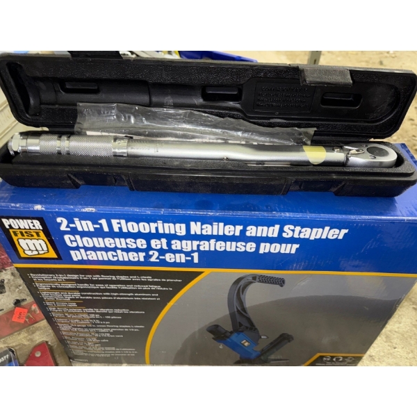 Powerfist 2 In 1 Flooring Nailer / Stapler Specialty Ratchet Socket Sets Bike Tools & More