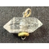 Image 1 : Herkimer Diamond Quartz Crystal Pendant