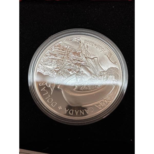  2008 $1 Quebec City, 400th Anniversary - Proof Sterling Silver Dollar
TECHNICAL SPECS:
Diameter: 36