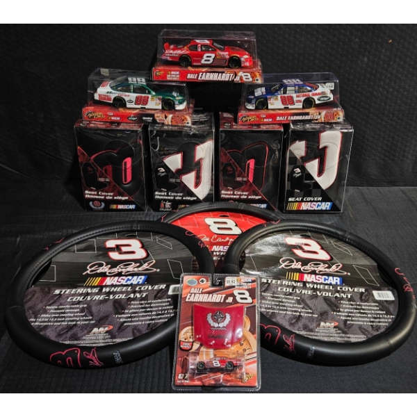 Dale Earnhardt Jr. NASCAR Car Accessories and Diecast Lot