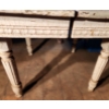 Image 5 : - Antique Dining Table w/ Whitewash Finish 42.5 W, 42 D, 29 T
