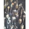 Image 10 : Spoon Racks- Largest Leaf:15 x 15.5, Rectangular: 7.5 x 17.5, Souvenir Spoons