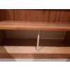 Image 9 : Wooden Bookcases/ 3 Pieces- Small: 23.5 X 17.5 X 68, Larger w/ Glass Doors: 47.5 W