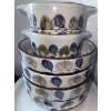Image 3 : Vintage Earthenware Dinner Service Niderviller France In The Prunes Pattern