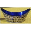 Image 9 : Silver Plated Cobalt Blue Tableware 