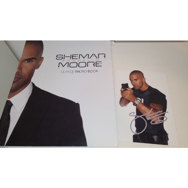 Shemar Franklin Moore Autograph Photo and Photo Book