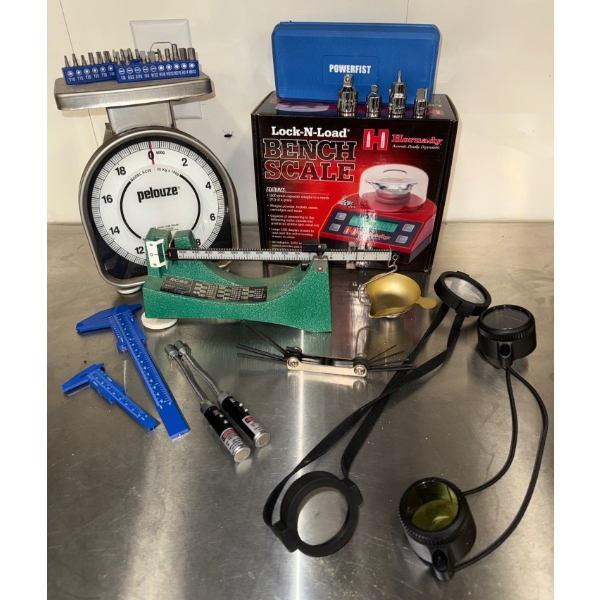 Hornady Lock-N-Load Bench Scale, Pelouze Scale & Other Gun Powder Calipers