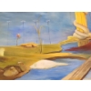 Image 3 : Surrealist Painting " The Last Apple" Signed by Artist ( 24"W x 36"H) on Canvas