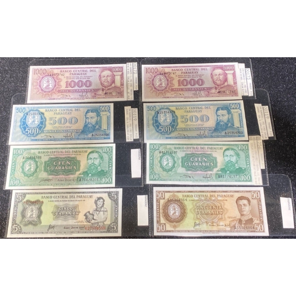 Collection of Paraguayan Paper Money