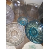 Image 4 : Assorted Glassware Including: Brown Jug 7" Diameter, 14 T, Serving Dishes and Bowls, and More!