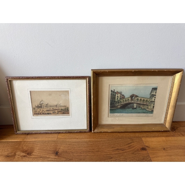 Antique Framed Drawings