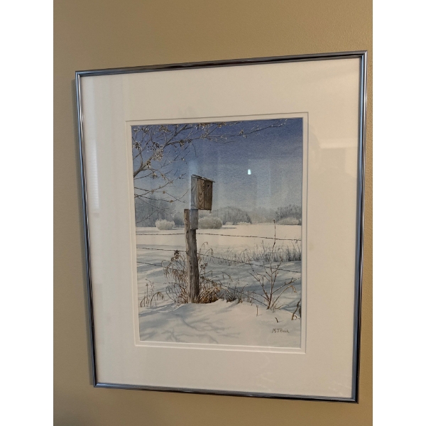 Watercolor By MJ Beck 17x20 
