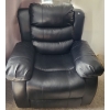 Image 1 : Reclining Leather Chair w/ Padded Armrests 36 W, 32 D, 39 T 