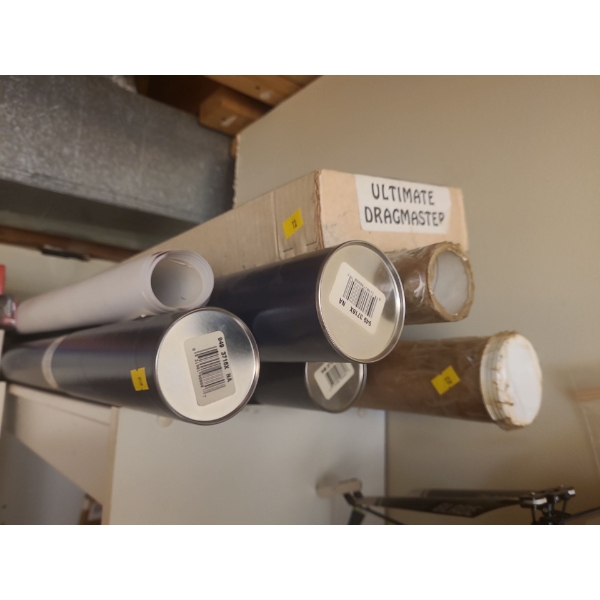 Model Airplane Blueprints X8 Tubes Unopened